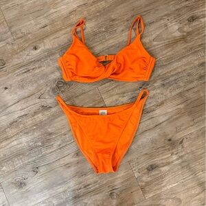 Wild Fable Vibrant Orange Bikini Set
